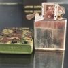Bật Lửa Zippo Đồng Khối Sơn Phủ Camo Rằn Ri Hiếm Gặp Đời VIII La Mã SX Năm 1991 ZL568
