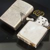 Bật Lửa Zippo Đồng Khối Mạ Bạc Antique Sliver Chủ Đề emblem Camel Hiếm Gặp Năm 1995 Đời XI La Mã ZL570