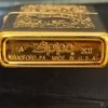 Bật Lửa Zippo Mạ Vàng Gold Plated Chủ Đề Camel Hoa Văn Hiếm Gặp Đời XII La Mã SX Năm 1996 ZL572