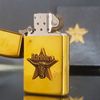 Bật Lửa Zippo Slim Đồng Khối Marlboro Longhorns Đầu Bò Đời VIII La Mã Năm 1992 Cực Hiếm Gặp ZL574