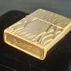 Bật Lửa Zippo Mạ Vàng Gold Plated Đời 5 Vạch Sắc Năm 1977 Rất Hiếm ZQH147