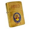 Bật Lửa Zippo Đồng Nguyên Khối Chu Niên Năm 1932 - 1982 Tầu Chiến BB62 2 Mặt Rất Hiếm, Giá Trị Sưu Tầm Cực Cao ZQH146