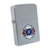 Bật Lửa Zippo Cổ Đồng Khối Mạ Chrome Phay Xước Khắc Ăn Mòn Phủ Sơn Chủ Đề Hiếm Gặp Năm 1978 Đời 4 Vạch Sắc ZC281