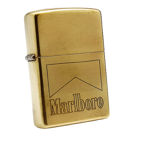 Bật Lửa Zippo Đồng Khối Marlboro Bản Xuất Châu Âu Đời XIII La Mã Năm 1997 Hiếm Gặp ZL581