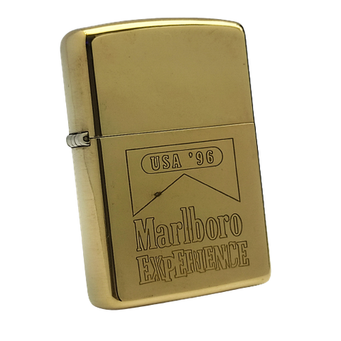 Bật Lửa Zippo Đồng Khối Marlboro Bản Xuất Châu Âu Đời XI La Mã Năm 1995 Cực Hiếm ZL587