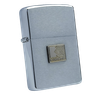 Bật Lửa Zippo Cổ Đồng Khối Mạ Chrome Phay Xước Eblem Hiếm Gặp Năm 1978 Đời 4 Vạch Sắc ZC301