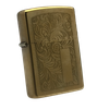 Bật Lửa Zippo Đồng Khối Venetian Hoa Văn Ý Cổ Điển Đời VIII La Mã Năm 1992 ZL580