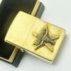 Bật Lửa Zippo Đồng Khối Marlboro Longhorns Đầu Bò Đời VII La Mã Năm 1991 Cực Hiếm ZQH131
