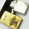 Bật Lửa Zippo Đồng Khối Marlboro Longhorns Đầu Bò Đời VII La Mã Năm 1991 Cực Hiếm ZQH128
