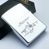 Bật Lửa Zippo Đồng Khối Mạ Chrome Phay Xước Khắc Ăn Mòn Phủ Sơn 2 Mặt Chủ Đề Hiếm Gặp Đời XI La Mã Năm 1995 ZL584