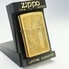 Bật Lửa Zippo Đồng Khối Venetian Hoa Văn Ý Cổ Điển Đời VIII La Mã Năm 1992 ZL580