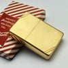 Bật Lửa Zippo Brass Vintage Chặt Góc Chủ Đề Sư Tử Biển Singapo Đời III La Mã Năm 1987 ZL575