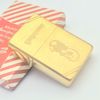 Bật Lửa Zippo Brass Vintage Chặt Góc Chủ Đề Sư Tử Biển Singapo Đời III La Mã Năm 1987 ZL575