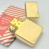 Bật Lửa Zippo Brass Vintage Chặt Góc Chủ Đề Sư Tử Biển Singapo Đời III La Mã Năm 1987 ZL575