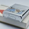 Bật Lửa Zippo Cổ Đồng Khối Mạ Chrome Phay Xước Khắc Ăn Mòn Phủ Sơn Chủ Đề Hiếm Gặp Năm 1972 Đời 2 Vạch Thẳng ZC284