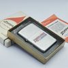 Bật Lửa Zippo Cổ Đồng Khối Mạ Chrome Phay Xước Khắc Ăn Mòn Phủ Sơn Năm 1973 Đời 1 Vạch Thẳng ZC285