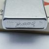 Bật Lửa Zippo Cổ Đồng Khối Mạ Chrome Phay Xước Khắc Ăn Mòn Phủ Sơn Năm 1973 Đời 1 Vạch Thẳng ZC285