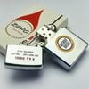 Bật Lửa Zippo Cổ Đồng Khối Mạ Chrome Phay Xước Khắc Ăn Mòn Phủ Sơn Năm 1969 Đời 5 Vạch Thẳng ZC287