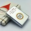 Bật Lửa Zippo Cổ Đồng Khối Mạ Chrome Phay Xước Khắc Ăn Mòn Phủ Sơn Năm 1969 Đời 5 Vạch Thẳng ZC287