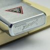 Bật Lửa Zippo Cổ Đồng Khối Mạ Chrome Phay Xước Khắc Ăn Mòn Phủ Sơn Năm 1970 Đời 4 Vạch Thẳng ZC288
