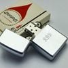 Bật Lửa Zippo Cổ Đồng Khối Mạ Chrome Bóng Hiếm Gặp Năm 1964 Đời 2 Chấm ZC293