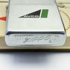 Bật Lửa Zippo Cổ Đồng Khối Mạ Chrome Phay Xước Khắc Ăn Mòn Phủ Sơn Năm 1968 Đời 6 Vạch Thẳng ZC295