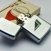 Bật Lửa Zippo Cổ Đồng Khối Mạ Chrome Phay Xước Khắc Ăn Mòn Phủ Sơn Năm 1968 Đời 6 Vạch Thẳng ZC295