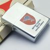 Bật Lửa Zippo Cổ Đồng Khối Mạ Chrome Phay Xước Khắc Ăn Mòn Phủ Sơn Năm 1978 Đời 4 Vạch Sắc ZC297