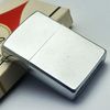 Bật Lửa Zippo Cổ Đồng Khối Mạ Chrome Phay Xước Khắc Ăn Mòn Phủ Sơn Năm 1978 Đời 4 Vạch Sắc ZC297
