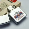 Bật Lửa Zippo Cổ Đồng Khối Mạ Chrome Phay Xước Khắc Ăn Mòn Phủ Sơn Chủ Đề Hiếm Gặp Năm 1982 Đời 8 Vạch Huyền ZC300