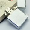 Bật Lửa Zippo Cổ Đồng Khối Mạ Chrome Phay Xước Eblem Hiếm Gặp Năm 1978 Đời 4 Vạch Sắc ZC301