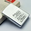 Bật Lửa Zippo Cổ Đồng Khối Mạ Chrome Phay Xước Lời Nguyện Cầu Đến Chúa Năm 1983 Đời 7 Vạch Huyền ZC305