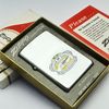 Bật Lửa Zippo Cổ Đồng Khối Mạ Chrome Phay Xước Khắc Ăn Mòn Phủ Sơn Hiếm Gặp Năm 1969 Đời 5 Vạch Thẳng ZC308
