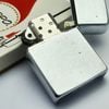Bật Lửa Zippo Cổ Đồng Khối Mạ Chrome Phay Xước Khắc Ăn Mòn Phủ Sơn Hiếm Gặp Năm 1969 Đời 5 Vạch Thẳng ZC308