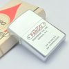 Bật Lửa Zippo Cổ Đồng Khối Mạ Chrome Phay Xước Khắc Ăn Mòn Phủ Sơn Năm 1973 Đời 1 Vạch Thẳng ZC306