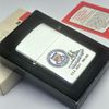 Bật Lửa Zippo Cổ Đồng Khối Mạ Chrome Khắc Ăn Mòn Phủ Sơn Tầu Chiến 2 Mặt Hiếm Gặp Năm 1982 Đời 8 Vạch Huyền ZC307