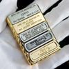 BẬT LỬA ZIPPO 10 ỐP MỘC ĐÁY MẠ VÀNG ZL243