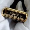 BẬT LỬA ZIPPO 10 ỐP MỘC ĐÁY MẠ VÀNG ZL243
