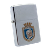 Bật Lửa Zippo Cổ Đồng Khối Mạ Chrome Phay Xước Khắc Ăn Mòn Phủ Sơn Hiếm Gặp Năm 1977 Đời 5 Vạch Sắc ZC317