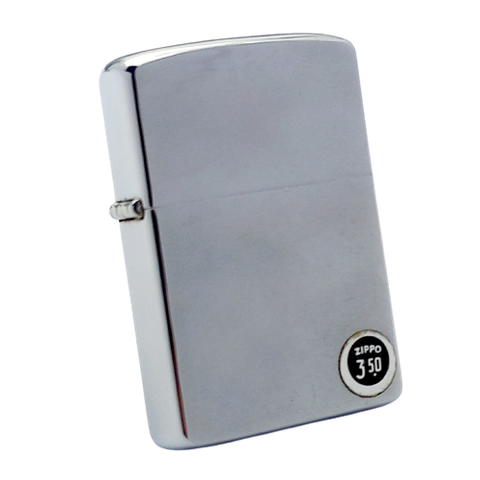 Bật Lửa Zippo Cổ Đồng Khối Mạ Chrome Phay Xước Trơn Hiếm Gặp Năm 1980 Đời 2 Vạch Sắc ZC322