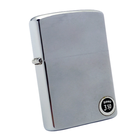 Bật Lửa Zippo Cổ Đồng Khối Mạ Chrome Phay Xước Trơn Hiếm Gặp Năm 1962 Đời 4 Chấm ZC330