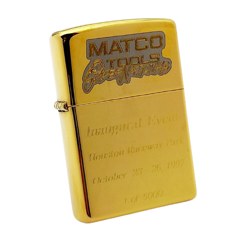 Bộ Bật Lửa Zippo Mạ Vàng Gold Plated Bản Kỷ Niệm SX Giới Hạn 5000 Bộ Toàn Cầu Kèm Bao Da Cực Hiếm Gặp  Đời XIII La Mã Sản Xuất Năm 1997 ZS89