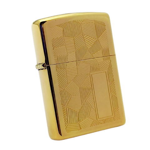 Bật Lửa Zippo Hoa Văn shimmer Gold Plated Hiếm Gặp Đời IX La Mã Năm 1993 ZL607