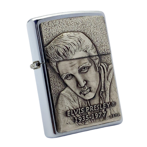 Bật Lửa Zippo Ông Vua Nhạc Rock n Roll ELVIS PRESLEY Cực Kỳ Hiếm Gặp Giá Trị Sưu Tầm Cao, Năm 2003 ZQH155