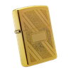 Bật Lửa Zippo Gold Plated Vân Xéo Hiếm Gặp Đời V La Mã Năm 1989 ZL610