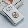Bật Lửa Zippo Cổ Đồng Khối Mạ Chrome Phay Xước Khắc Ăn Mòn Phủ Sơn Năm 1969 Đời 5 Vạch Thẳng ZC310