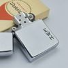 Bật Lửa Zippo Cổ Đồng Khối Mạ Chrome Phay Xước Năm 1973 Đời 1 Vạch Thẳng ZC313