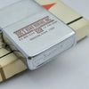 Bật Lửa Zippo Cổ Đồng Khối Mạ Chrome Phay Xước Khắc Ăn Mòn Phủ Sơn Năm 1974 Đời 8 Vạch Sắc ZC316