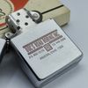 Bật Lửa Zippo Cổ Đồng Khối Mạ Chrome Phay Xước Khắc Ăn Mòn Phủ Sơn Năm 1974 Đời 8 Vạch Sắc ZC316