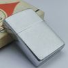 Bật Lửa Zippo Cổ Đồng Khối Mạ Chrome Phay Xước Khắc Ăn Mòn Phủ Sơn Năm 1974 Đời 8 Vạch Sắc ZC316